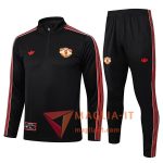 Nuove Insieme Tuta Calcio Manchester United Nero/Rosso 2025/2026
