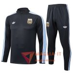 Nuovi Insieme Tuta Calcio Argentina Grigio Scuro 2025/2026