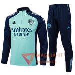 Nuovi Insieme Tuta Calcio Arsenal Verde/Blu 2025/2026