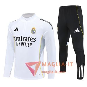 Nuovi Insieme Tuta Calcio Real Madrid Bianco 2025/2026
