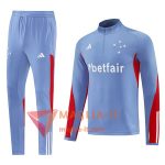 Nuovo Insieme Tuta Calcio Foot Cruzeiro Grigio/Rosso 2025/2026
