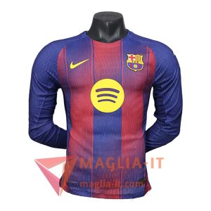 Nuovo Maglie Calcio FC Barcellona Prima Manica Lunga 2025/2026