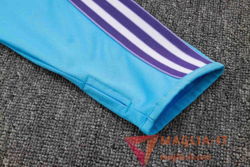 Nuova Insieme Tuta Calcio Real Madrid Blu/viola 2025/2026 - immagine 6