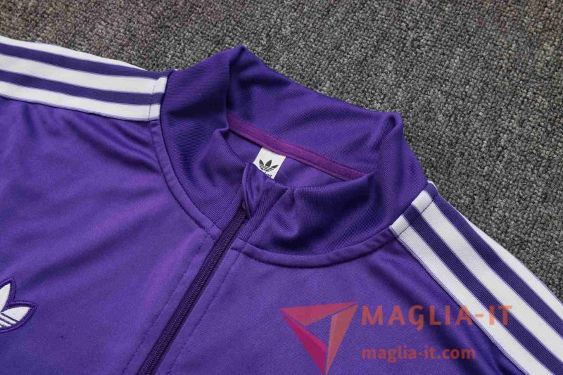 Nuova Insieme Tuta Calcio Real Madrid viola/Bianco 2025/2026 - immagine 4