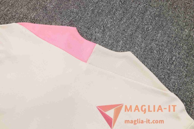 Nuova Insieme Tuta Calcio FC Barcellona Beige/Rosa 2025/2026 - immagine 5
