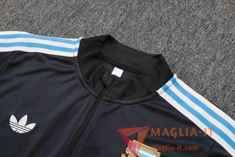 Nuovi Insieme Tuta Calcio Argentina Grigio Scuro 2025/2026 - immagine 3