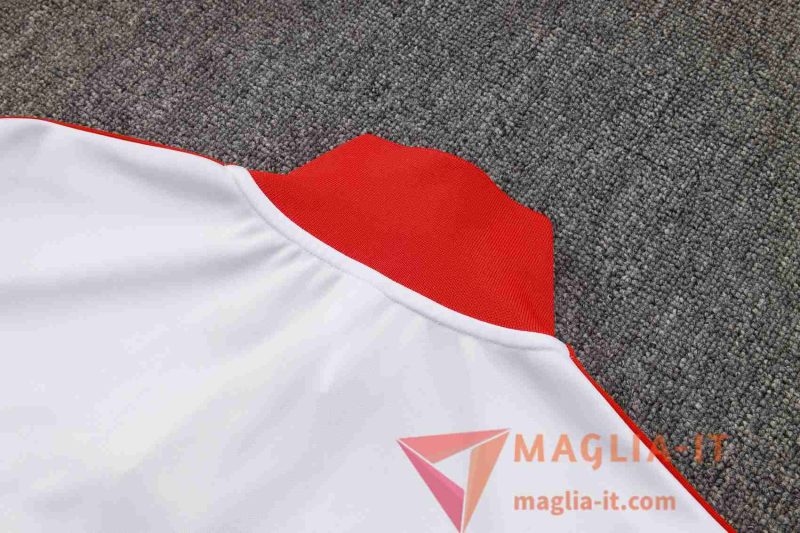 Nuovi Insieme Tuta Calcio Giacca Calcio Bayern Monaco Bianco/Rosso 2025/2026 - immagine 6