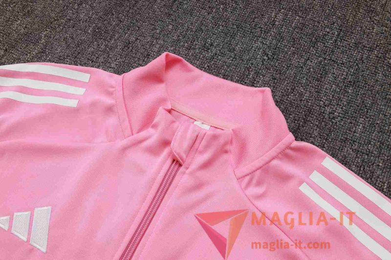Nuovi Insieme Tuta Calcio Giacca Calcio Inter Miami CF Rosa 2025/2026 - immagine 4