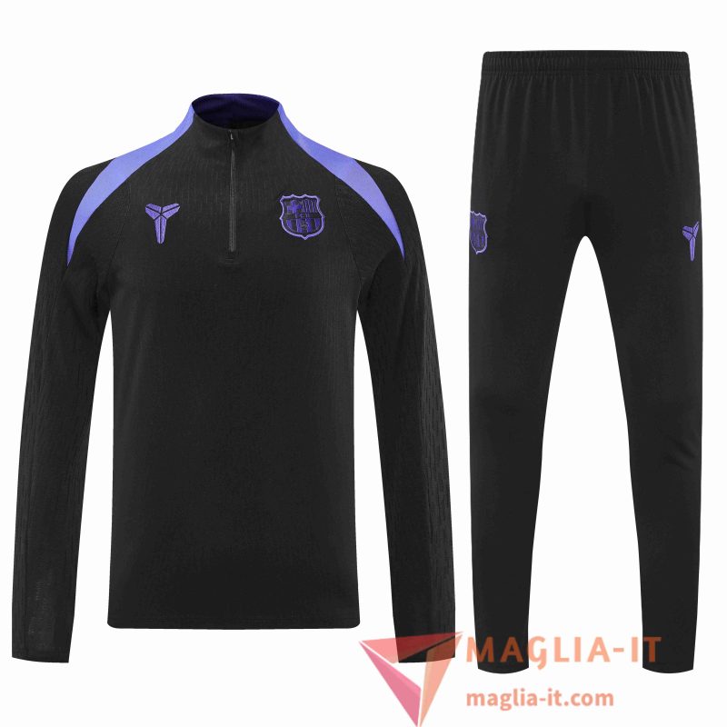 Nuovi Insieme Tuta Calcio FC Barcellona Nero/viola 2025/2026 - immagine 3