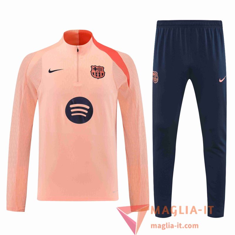 Nuovi Insieme Tuta Calcio FC Barcellona Rosa/Arancia 2025/2026 - immagine 3