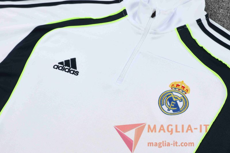 Nuovi Insieme Tuta Calcio Real Madrid Bianco/Blu/Verde 2025/2026 - immagine 3