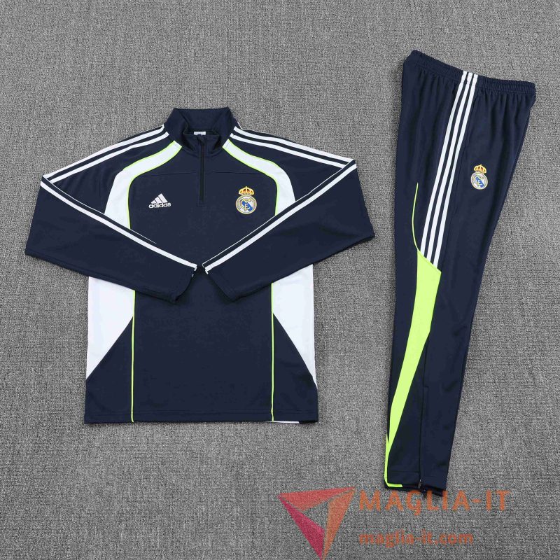 Insieme Tuta Calcio Real Madrid Blu/Bianco/Verde 2025/2026 - immagine 5
