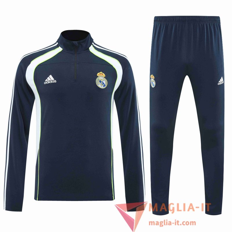 Insieme Tuta Calcio Real Madrid Blu/Bianco/Verde 2025/2026 - immagine 3