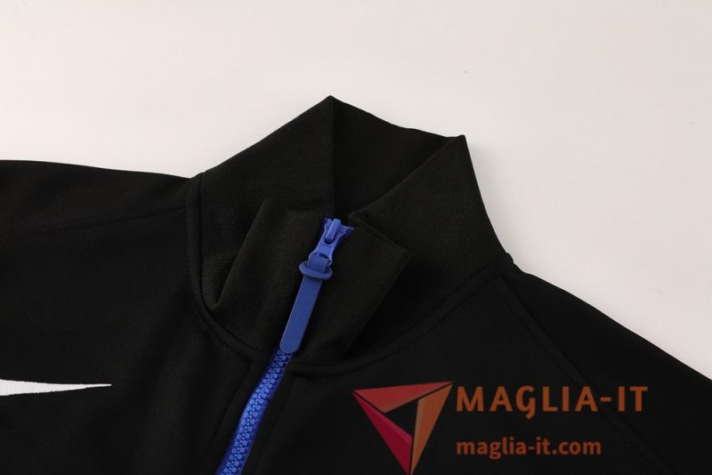 Insieme Tuta Calcio Giacca Calcio FC Chelsea Nero/Blu 2025/2026 - immagine 4