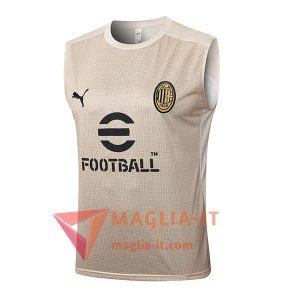 Canottiera da Allenamento AC Milan Beige 2025/2026