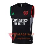 Canottiera da Allenamento Arsenal Nero 2025/2026