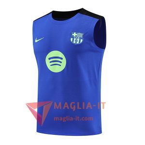 Canottiera da Allenamento FC Barcellona Blu/Nero/Verde 2025/2026