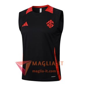 Canottiera da Allenamento Internacional Nero/Rosso 2025/2026
