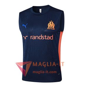 Canottiera da Allenamento Marsiglia Blu Reale 2025/2026