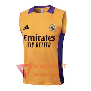 Canottiera da Allenamento Real Madrid Arancia/viola 2025/2026