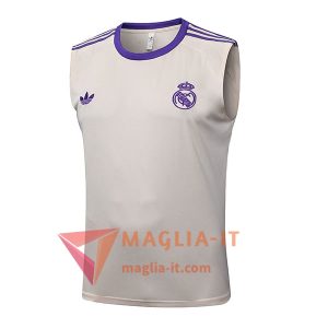 Canottiera da Allenamento Real Madrid Beige/viola 2025/2026