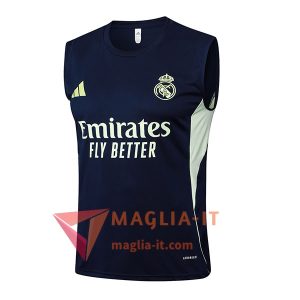 Canottiera da Allenamento Real Madrid Blu Navy 2025/2026