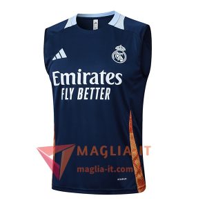 Canottiera da Allenamento Real Madrid Blu Reale 2025/2026