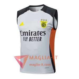 Canottiera da Allenamento S.L.Benfica Grigio/Nero/Arancia 2025/2026