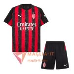 Completo Maglia AC Milan Prima + Pantaloncini 2025/2026