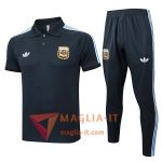 Completo Maglia Polo Argentina 2025/2026 Grigio Scuro