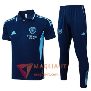 Completo Maglia Polo Arsenal Blu 2025/2026