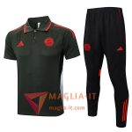Completo Maglia Polo Bayern Monaco Verde/Rosso 2025/2026