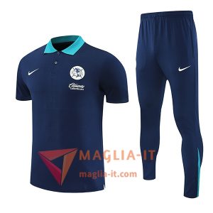 Completo Maglia Polo Club America Blu Scuro 2025/2026