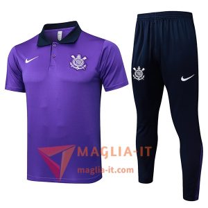 Completo Maglia Polo Corinthians 2025/2026 viola