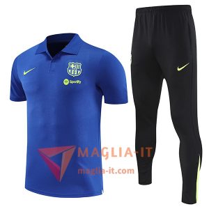 Completo Maglia Polo FC Barcellona 2025/2026 Blu Reale