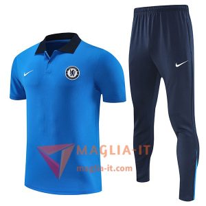 Completo Maglia Polo FC Chelsea 2025/2026 Blu