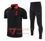 Completo Maglia Polo FC Liverpool 2025/2026 Nero