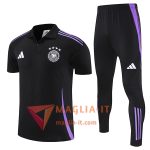 Completo Maglia Polo Germania Nero/viola 2025/2026