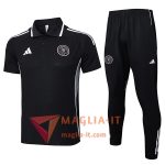 Completo Maglia Polo Inter Miami CF 2025/2026 Nero/Grigio
