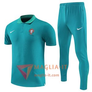 Completo Maglia Polo Portogallo Verde 2025/2026