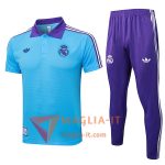 Completo Maglia Polo Real Madrid 2025/2026 Blu/viola