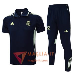 Completo Maglia Polo Real Madrid Blu Scuro 2025/2026