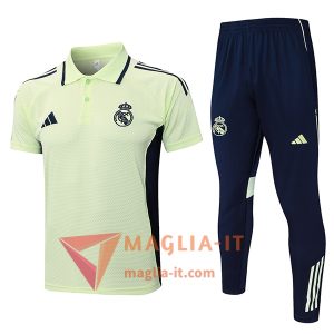 Completo Maglia Polo Real Madrid Verde/Nero 2025/2026