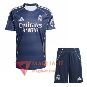 Completo Maglia Real Madrid Seconda + Pantaloncini 2025/2026