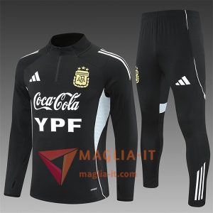 Completo Tuta da Calcio Argentina Bambini Nero 2025/2026