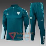 Completo Tuta da Calcio Cruzeiro Bambini Verde Scuro 2025/2026