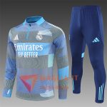 Completo Tuta da Calcio Real Madrid Bambini Azzurro 2025/2026