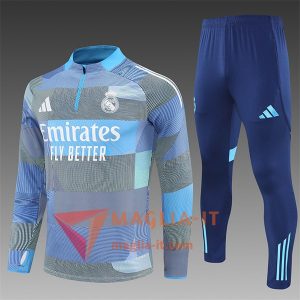 Completo Tuta da Calcio Real Madrid Bambini Azzurro 2025/2026