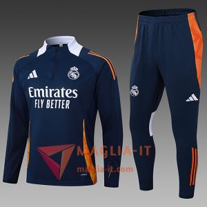 Completo Tuta da Calcio Real Madrid Bambini Blu Reale 2025/2026