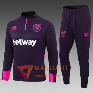 Completo Tuta da Calcio West Ham Bambini viola 2025/2026